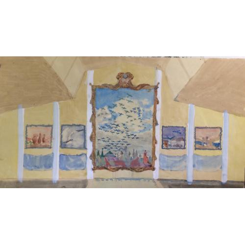 Бруни Л.А. Эскиз росписи