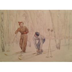 Пискарева А.Н. Зимняя прогулка