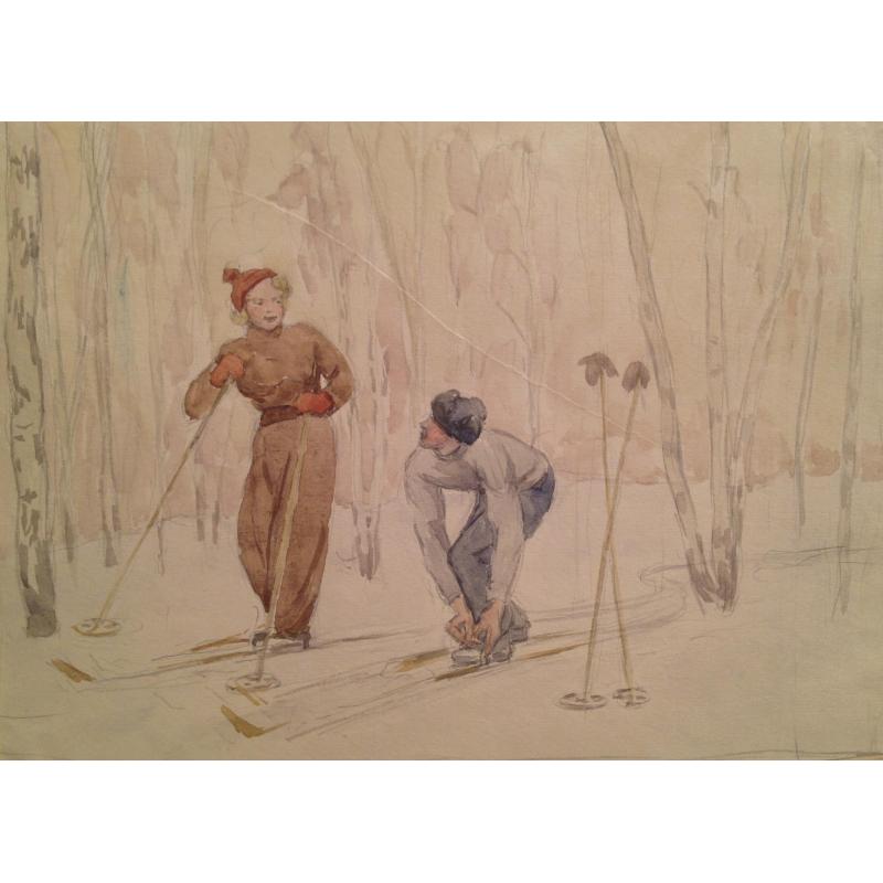 Пискарева А.Н. Зимняя прогулка