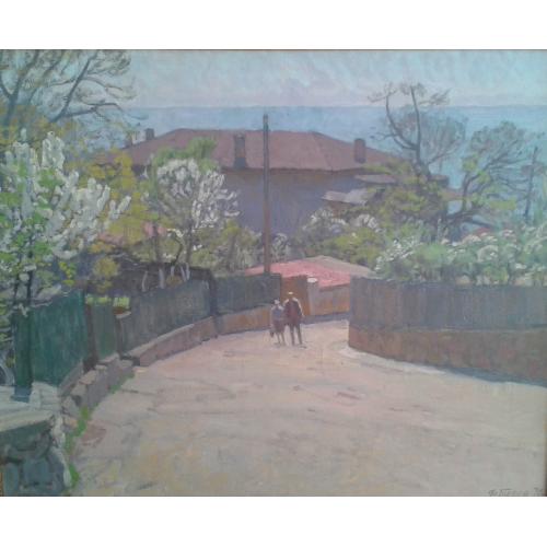 Глебов Ф. П. Гурзуф. Садовая улица