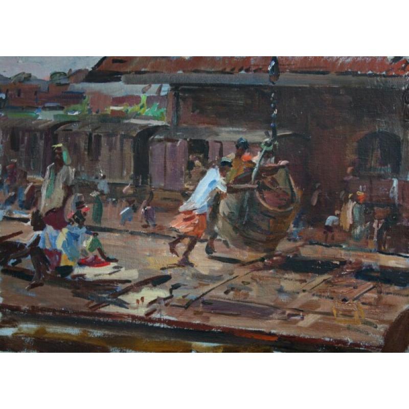 Бантиков А.С. Индия. Погрузка руды