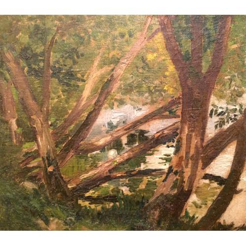 Григорьянц К.Г. Деревья у реки