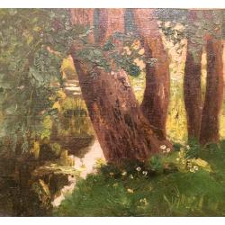 Григорьянц К.Г Деревья у водоема