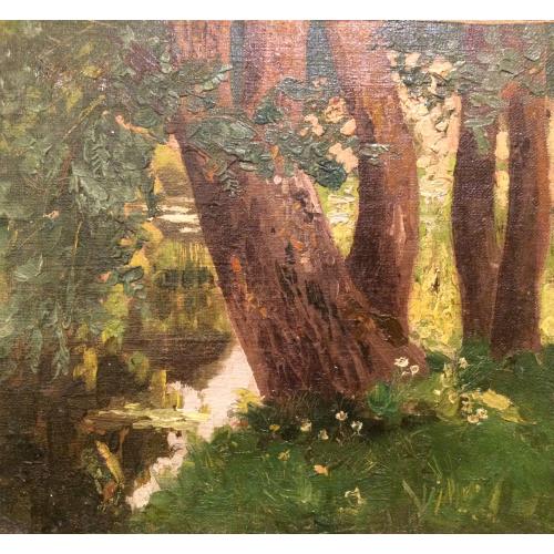 Григорьянц К.Г Деревья у водоема