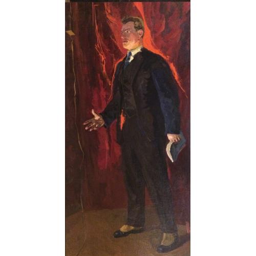 Коржевский Б. Г. Владимир Владимирович Маяковский читает стихи