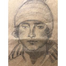 Степанян С.Л. Портрет девушки в шапке