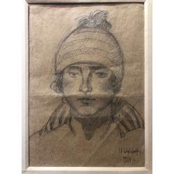 Степанян С.Л. Портрет девушки в шапке