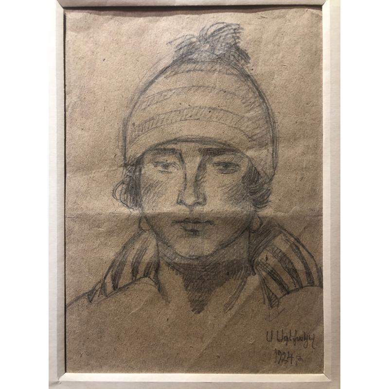 Степанян С.Л. Портрет девушки в шапке