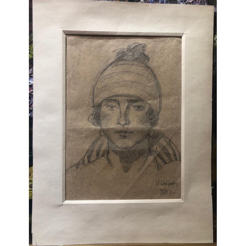 Степанян С.Л. Портрет девушки в шапке