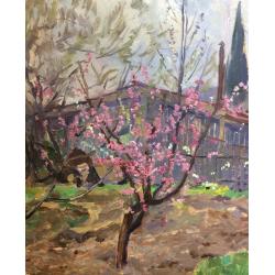 Оболенский М.В. Цветущий персик