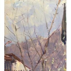 Оболенский М.В. Цветущий персик