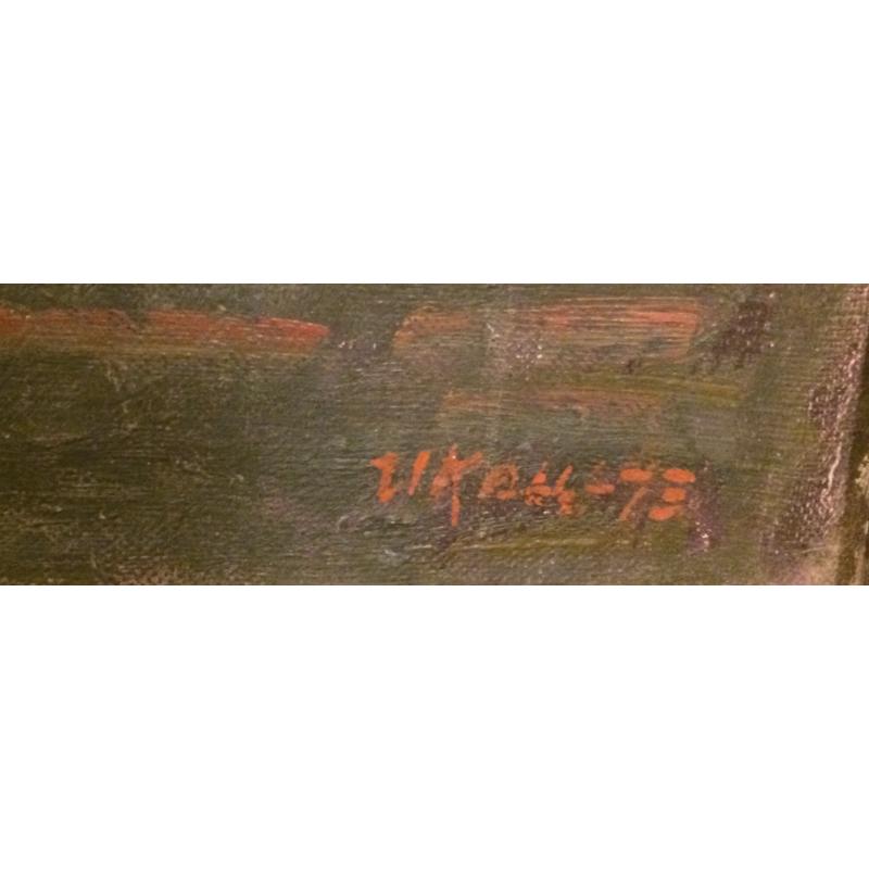 Кац И.Л. Натюрморт с бутылкой вина