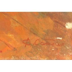 Каплан Ф.М. В избе. Смотрят телевизор